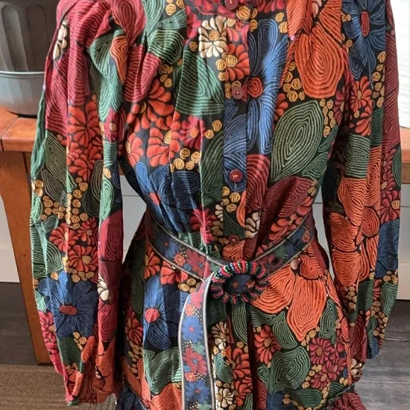 FARM Rio Multicolor Floral Long-Sleeve Mini Dress - Picture 3 of 6